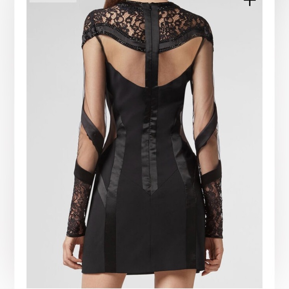 Philipp Plein short black lace dress - size M - Picture 3 of 9